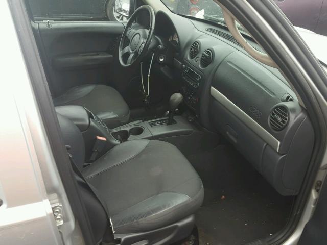 1J4GL38KX3W642511 - 2003 JEEP LIBERTY RE SILVER photo 5