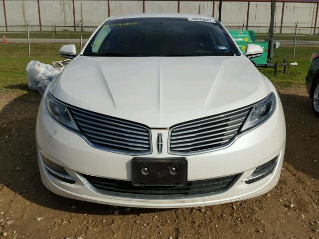3LN6L2G94FR621859 - 2015 LINCOLN MKZ Blanco foto 9