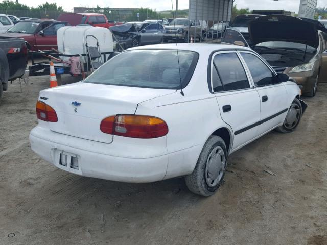 1Y1SK52871Z414551 - 2001 CHEVROLET GEO PRIZM Ақ фото 4
