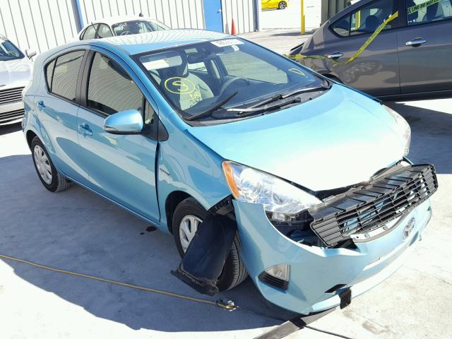 JTDKDTB33D1041678 - 2013 TOYOTA PRIUS C BLUE photo 1