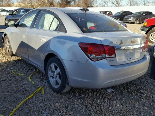 1G1PC5SB1E7155942 - 2014 CHEVROLET CRUZE LT SILVER photo 3