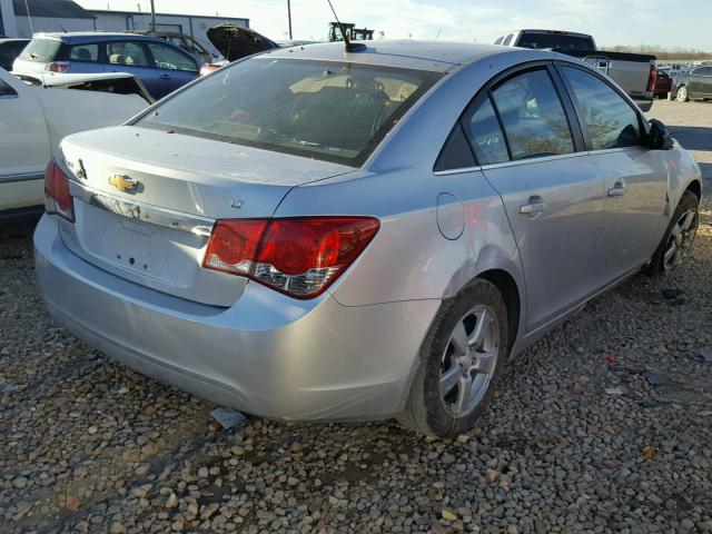 1G1PC5SB1E7155942 - 2014 CHEVROLET CRUZE LT SILVER photo 4