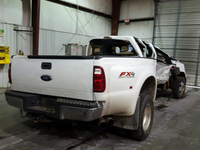 1FTWW3DR7AEA04408 - 2010 FORD F350 SUPER WHITE photo 4