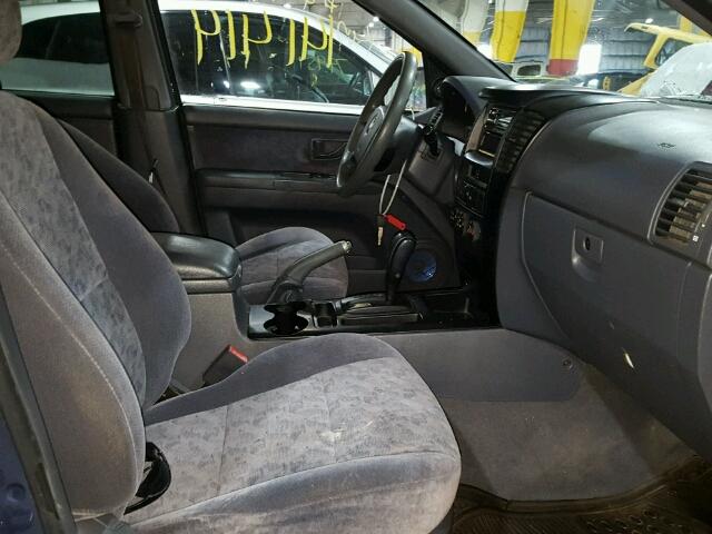 KNDJC733835086739 - 2003 KIA SORENTO EX BLUE photo 5