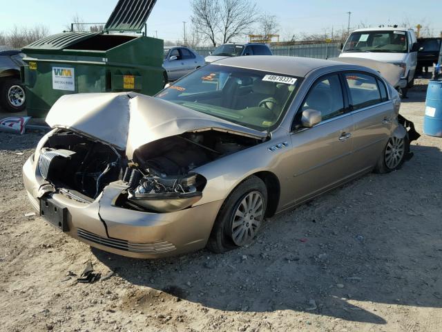 1G4HP57206U214857 - 2006 BUICK LUCERNE CX GOLD photo 2