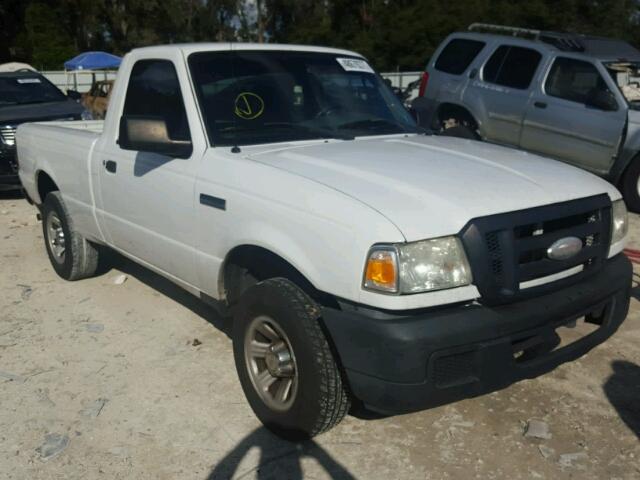 1FTYR10D47PA60253 - 2007 FORD RANGER WHITE photo 1