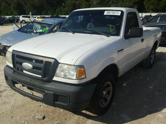 1FTYR10D47PA60253 - 2007 FORD RANGER WHITE photo 2