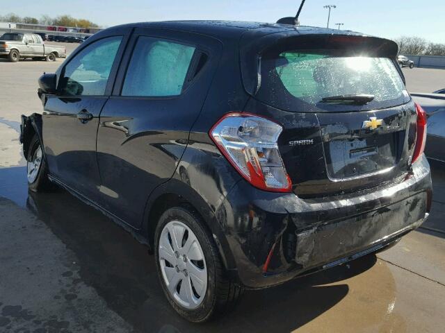 KL8CB6SA5HC824708 - 2017 CHEVROLET SPARK LS BLACK photo 3