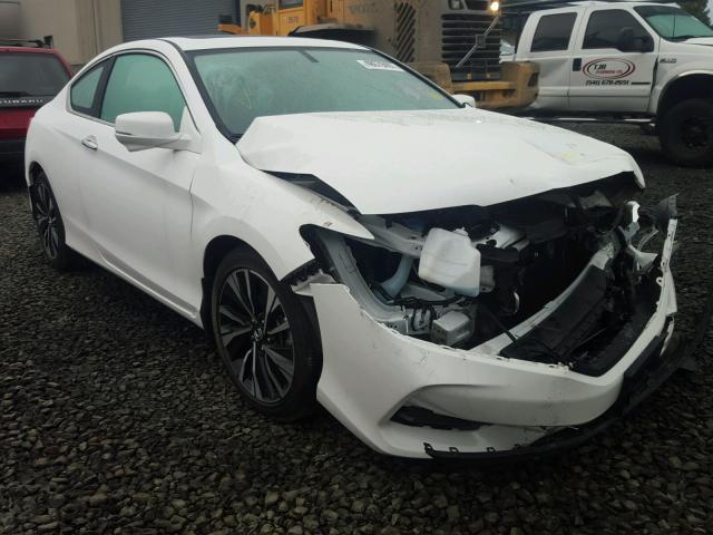 1HGCT1B83GA009567 - 2016 HONDA ACCORD EXL WHITE photo 1