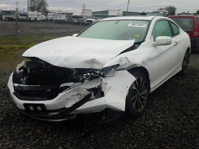 1HGCT1B83GA009567 - 2016 HONDA ACCORD EXL WHITE photo 2