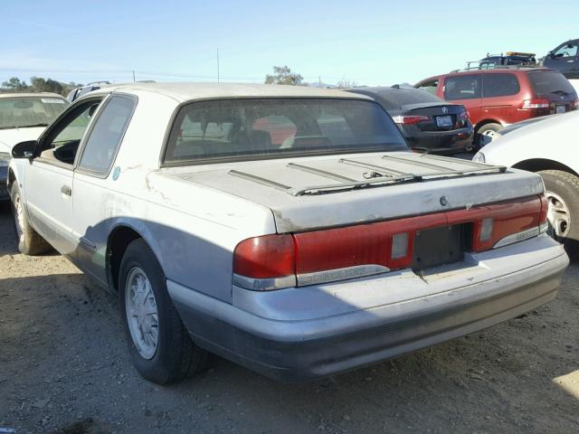 1MELM62W3RH669981 - 1994 MERCURY COUGAR XR7 SILVER photo 3