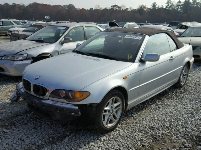 WBABW33424PL26559 - 2004 BMW 325 CI SILVER photo 2