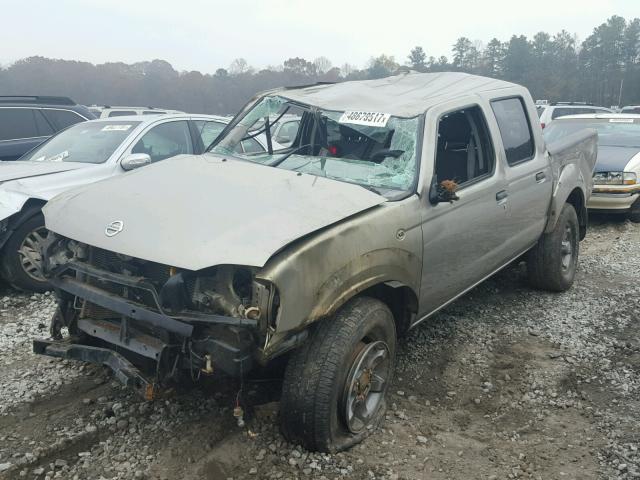 1N6ED27T54C481676 - 2004 NISSAN FRONTIER C TAN photo 2