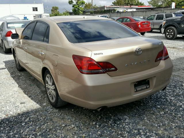 4T1BK36B29U342063 - 2009 TOYOTA AVALON XL BEIGE photo 3