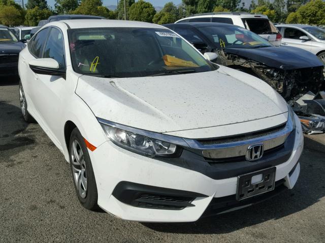 2HGFC2F5XGH519435 - 2016 HONDA CIVIC LX WHITE photo 1