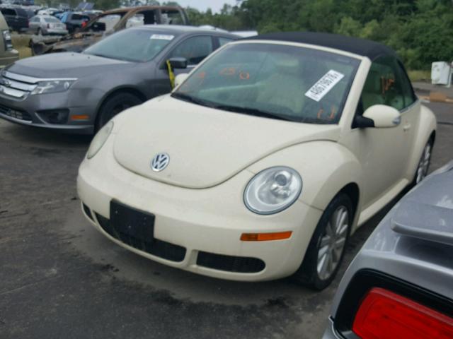 3VWRF31Y58M403375 - 2008 VOLKSWAGEN NEW BEETLE Krem foto 2