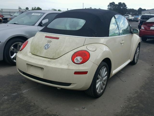 3VWRF31Y58M403375 - 2008 VOLKSWAGEN NEW BEETLE Krem foto 4