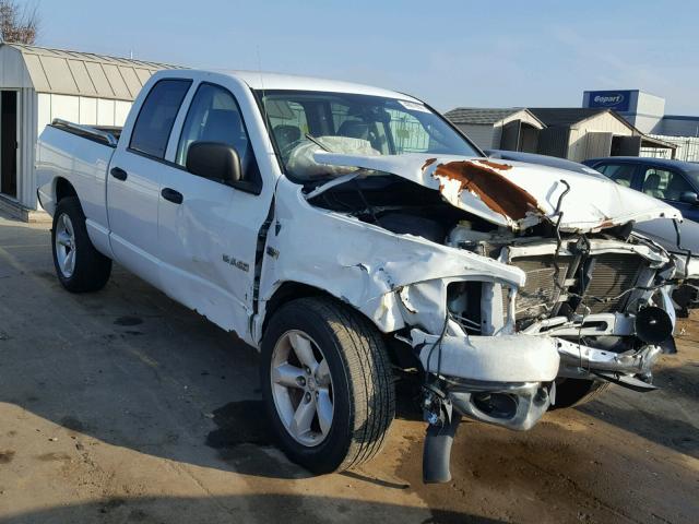 1D7HA18208J103524 - 2008 DODGE RAM 1500 S WHITE photo 1