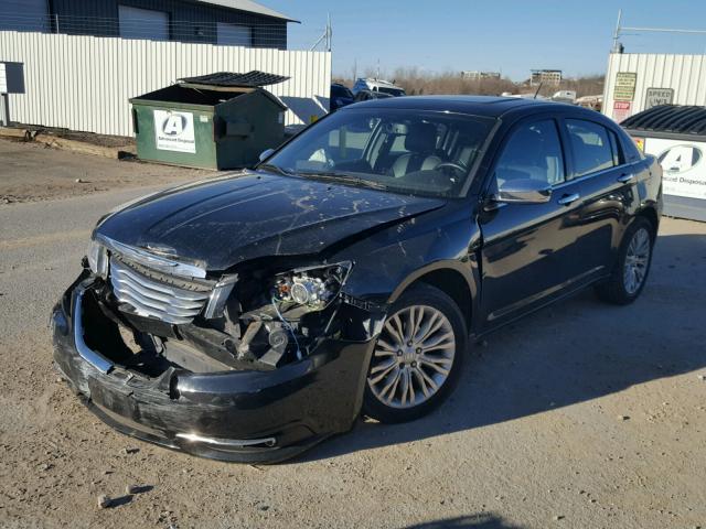 1C3CCBCB6CN223359 - 2012 CHRYSLER 200 LIMITE BLACK photo 2