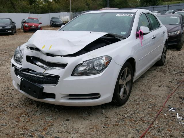 1G1ZD5EU0CF382447 - 2012 CHEVROLET MALIBU 2LT WHITE photo 2