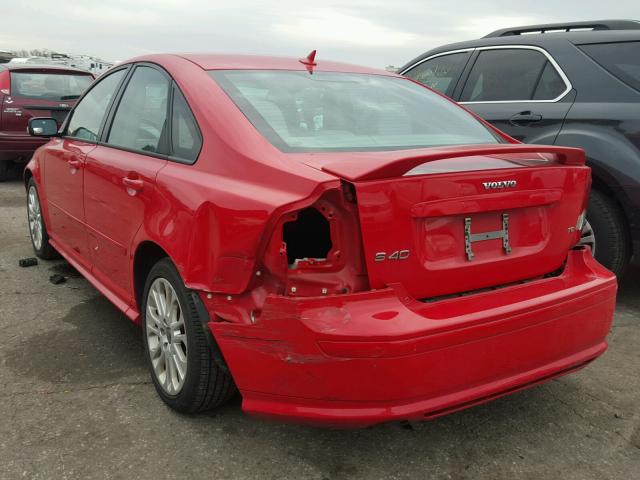 YV1MS682242009551 - 2004 VOLVO S40 T5 RED photo 3