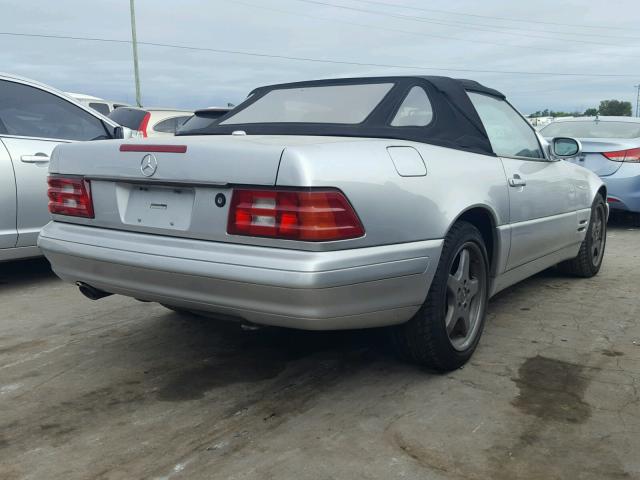 WDBFA68F2YF190863 - 2000 MERCEDES-BENZ SL 500 SILVER photo 4