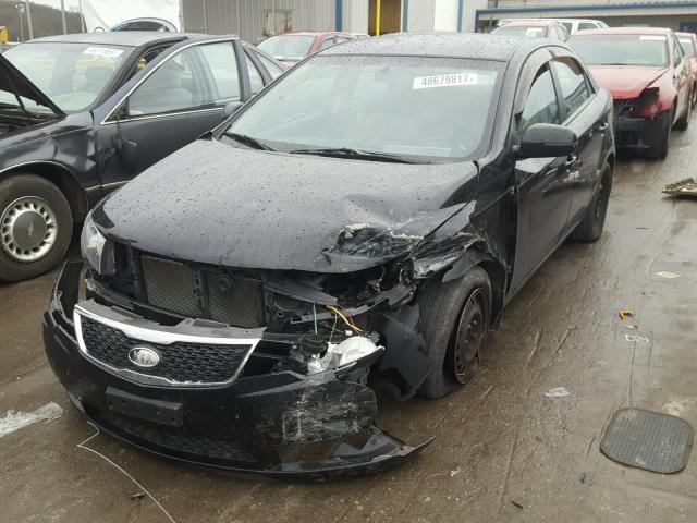 KNAFU4A2XD5721289 - 2013 KIA FORTE EX BLACK photo 2