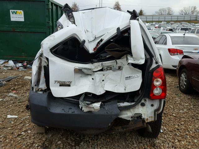 4F2YZ02Z85KM61253 - 2005 MAZDA TRIBUTE I WHITE photo 9