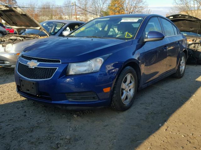 1G1PC5SB5D7260000 - 2013 CHEVROLET CRUZE LT BLUE photo 2