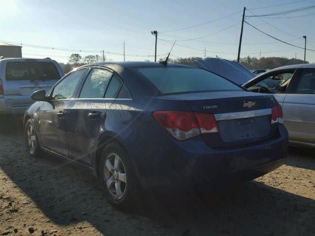 1G1PC5SB5D7260000 - 2013 CHEVROLET CRUZE LT BLUE photo 3