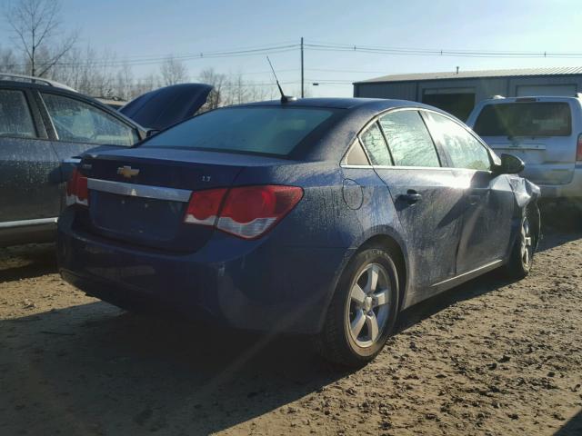 1G1PC5SB5D7260000 - 2013 CHEVROLET CRUZE LT BLUE photo 4