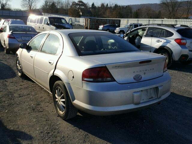 1C3EL46X33N507916 - 2003 CHRYSLER SEBRING LX SILVER photo 3