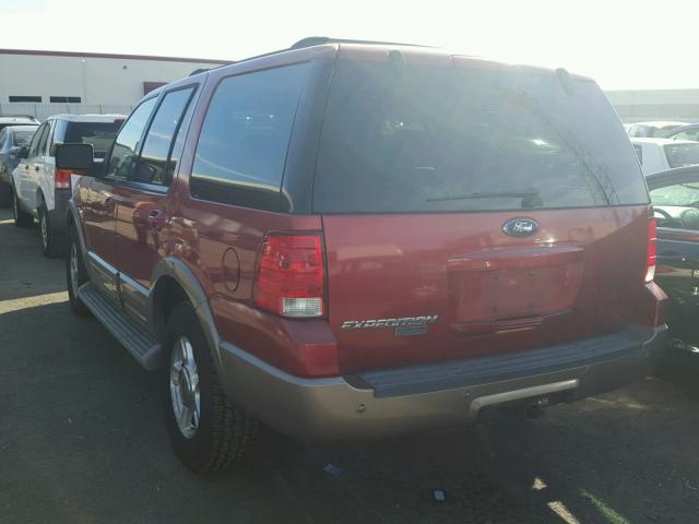 1FMFU18L64LB75405 - 2004 FORD EXPEDITION RED photo 3