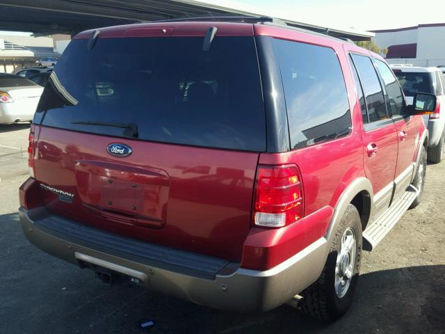 1FMFU18L64LB75405 - 2004 FORD EXPEDITION RED photo 4