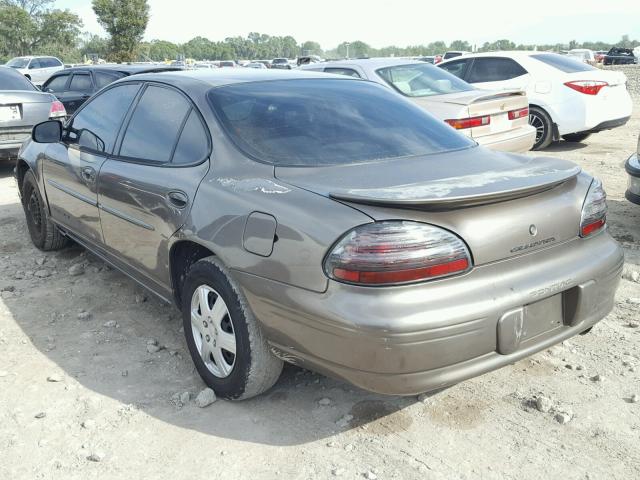 1G2WK52JX2F263480 - 2002 PONTIAC GRAND PRIX BROWN photo 3