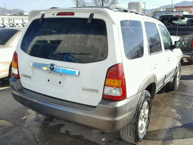 4F2CZ06183KM29009 - 2003 MAZDA TRIBUTE ES WHITE photo 4