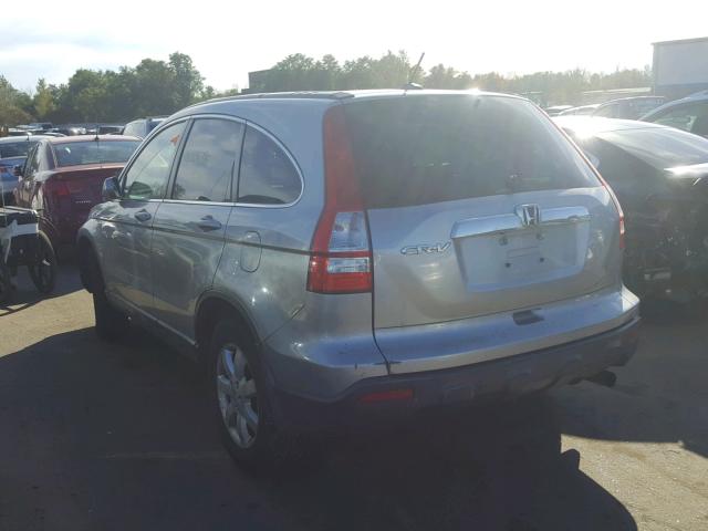 JHLRE48737C096302 - 2007 HONDA CR-V EXL GRAY photo 3