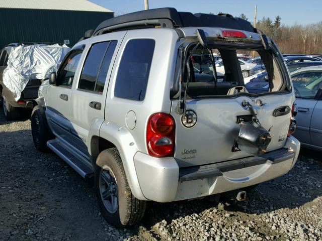1J4GL38K24W201845 - 2004 JEEP LIBERTY RE SILVER photo 3