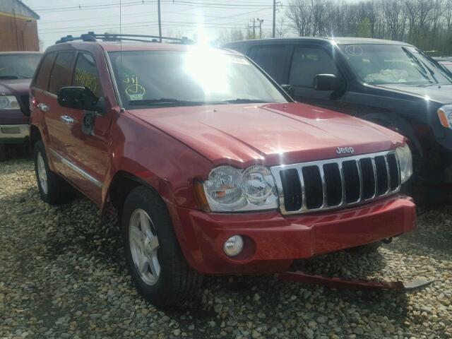 1J4HR58N75C678198 - 2005 JEEP GRAND CHER RED photo 1