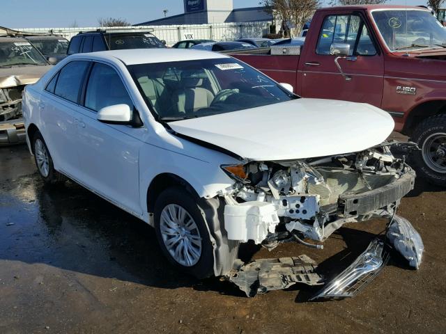 4T1BF1FK3EU434513 - 2014 TOYOTA CAMRY L WHITE photo 1