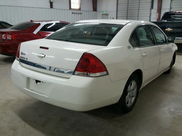 2G1WT55K769123066 - 2006 CHEVROLET IMPALA LT WHITE photo 4