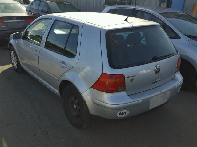 9BWFK61J834024161 - 2003 VOLKSWAGEN GOLF GL SILVER photo 3