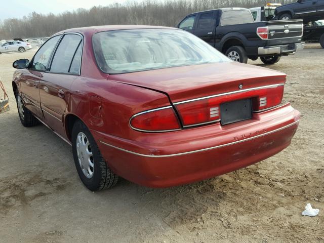 2G4WS52M4X1637162 - 1999 BUICK CENTURY CU RED photo 3