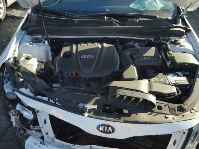 5XXGN4A7XEG316434 - 2014 KIA OPTIMA EX WHITE photo 7