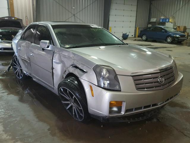 1G6DM577840165356 - 2004 CADILLAC CTS SILVER photo 1