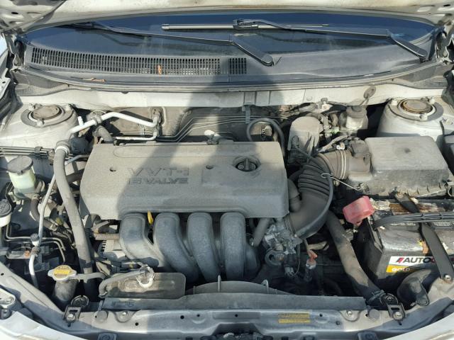 5Y2SM63835Z471211 - 2005 PONTIAC VIBE SILVER photo 7