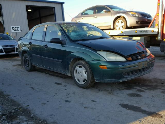 1FAFP33P51W360644 - 2001 FORD FOCUS LX GREEN photo 1