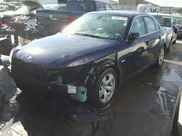 WBANU53578CT07011 - 2008 BMW 528 I BLUE photo 2