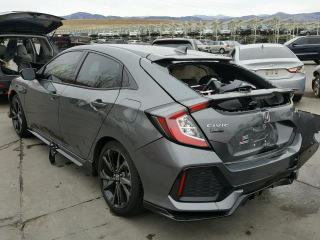 SHHFK7H46HU222185 - 2017 HONDA CIVIC SPOR GRAY photo 3