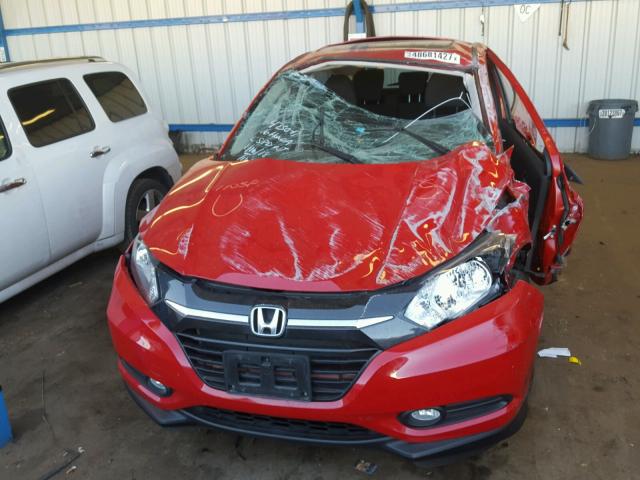 3CZRU6H54GM750534 - 2016 HONDA HR-V EX RED photo 10